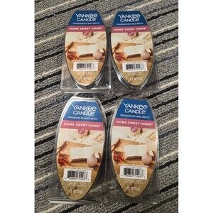 Yankee Candle Wax Melts Home sweet Home Cinnamon scent set of 4 NEW